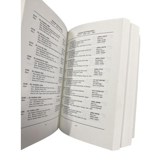 The Straight Egyptian Horses Vol 2 (1989) Very Rare  With Author  Signature - Picture 3 of 3